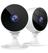 Elelink 3MP Indoor Security Camera, Cameras for Home Security with 25ft Night Vision, AI Detectio...