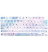 ProElife Keyboard Cover Skin for MacBook Air 13.6 inch 2022 Apple M2 Chip (Model: A2681), Ultra T...