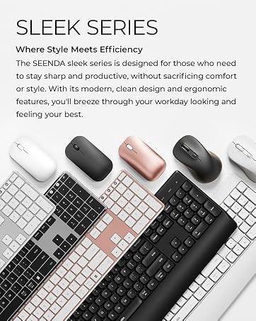 Wireless Bluetooth Keyboard and Mouse