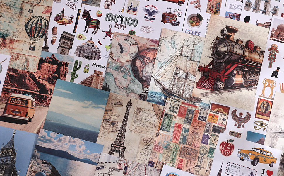 Travel sticker book