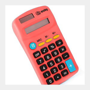 Basic Small calculator Solar and Battery Operated