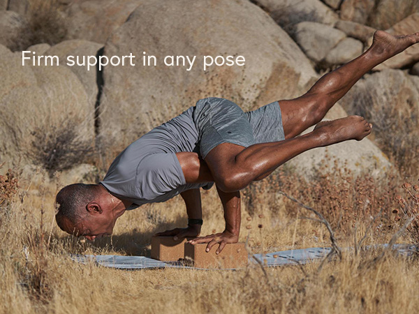 cork yoga 2pck yoga blocks bloque de ejercicios yoga poses bloque de yoga de fácil agarre toga block