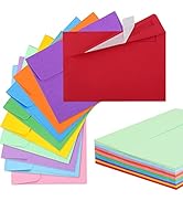 70 Pack Colored Envelopes, 4.375x5.75" Envelopes, Card Envelopes A2 Envelopes Envelopes for Invit...