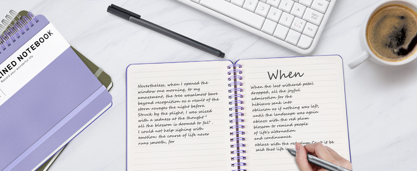 Ideal Spiral Notebook for Women & Men: A perfect gift choice for friends, classmates, family,