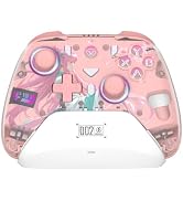 BLESSOURCE PC Controller,Bluetooth Controller with Hall Triggers,Hall Joysticks,RGB Light,for PC/...