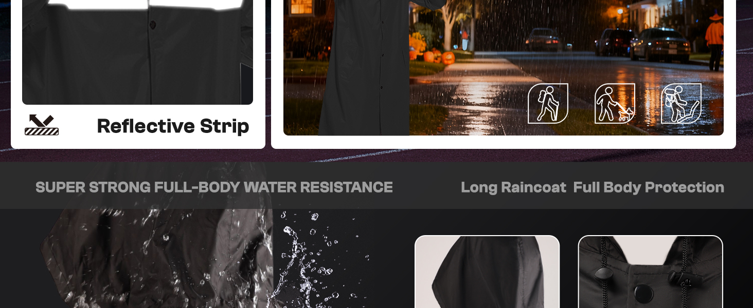 LONG RAIN JACKET