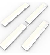 Tonlesm 24 Inch Under Cabinet Lighting Plug in, 14W 120V 3 Color 3000K/4000K/5000K, 3 Brightness,...