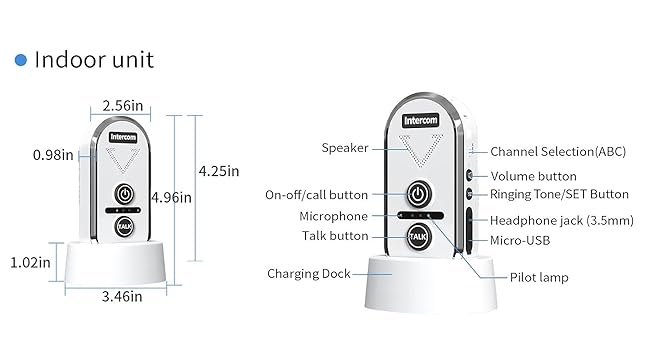 Wireless Intercom Doorbells for Home Classroom