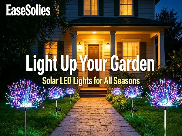 solar firework lights A+
