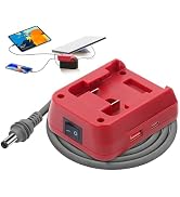 QKJCE Starlink Mini Battery Adapter Compatible with Milwaukee M18, [Low Voltage Cutoff Protection...
