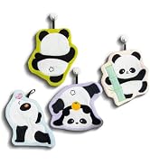 Adorable Panda Hand Towel Set - Ultra Absorbent-Soft Hanging Hand Towels for Bathroom/Kitchen,Fun...