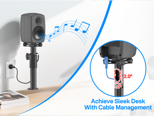 Desktop Speaker Stands for Genelec G1