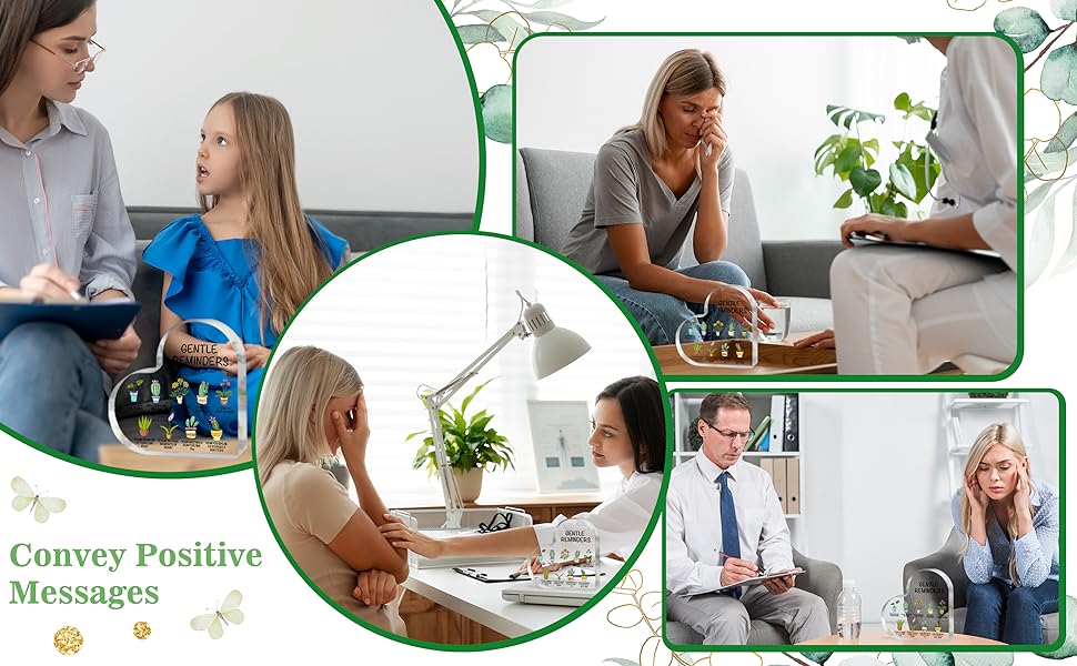 Gentle Reminders Decor for Home Therapy Office School Counselling