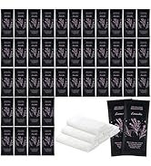 Moist Cotton Towel Bulk Moist Towelettes Individually Wrapped 8.7" x 8.7",White Towel Services,Re...