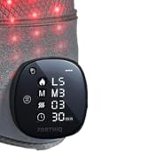 FORTHiQ RED+ Knee Massager with Heat and Red Light Therapy for Pain Relief, Knee Brace with 2 Wav...