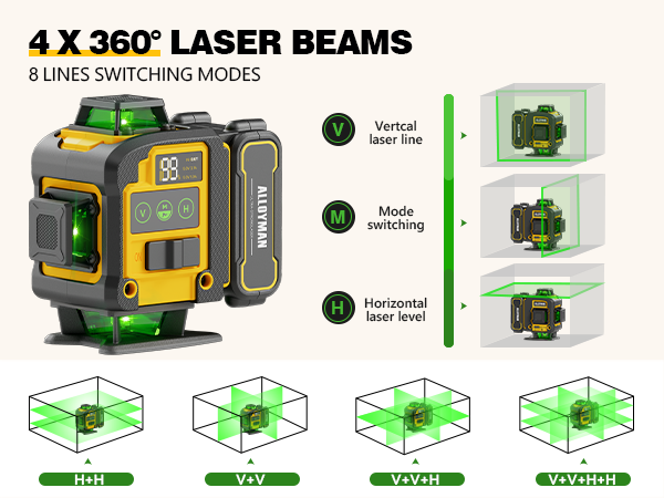 laser level with tripod