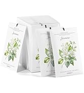 MYARO 12 Packs Jasmine Scented Sachets for Drawer and Closet, Long-Lasting Air Freshener Sachets ...