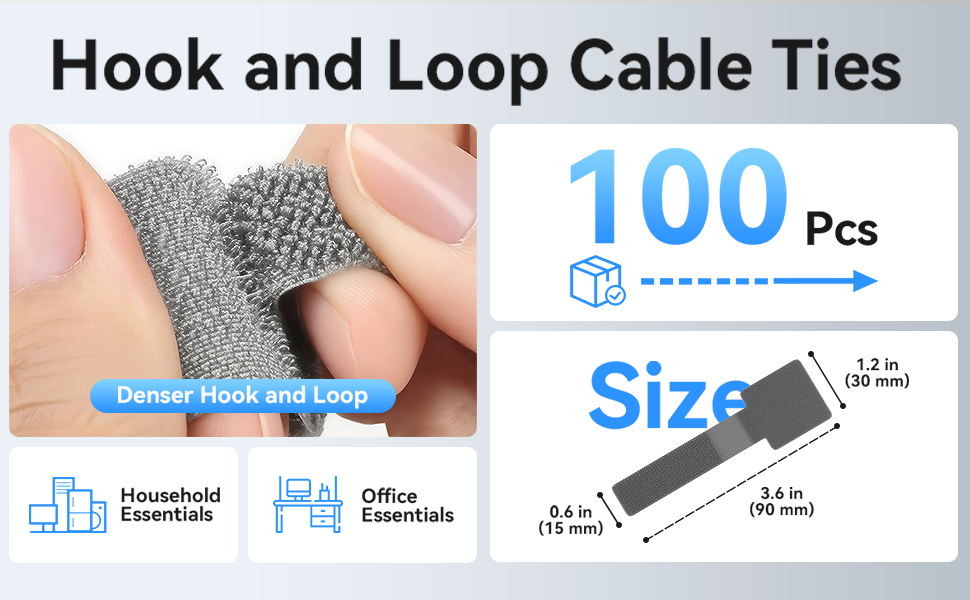 Hook and Loop Cable Ties