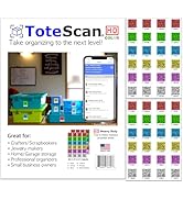 ToteScan HD Color (Heavy Duty, Tough Labels) Intelligent Smart QR Codes for Organization/Moving/S...