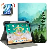 Lokigo Rotating Case for iPad Air 11 Inch M3/M2 (2025/2024), iPad Air 5th/4th Generation (2022/20...