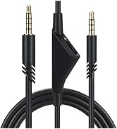 Replacement Cable Cord for Astro A40/A40TR/A10 Gaming Headsets, Aux Wire with Volume Control 2.0 ...
