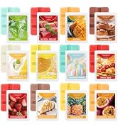 STRN Scented Wax Melts, Soy Wax Cubes Fruit & Food Strong Long-Lasting Summer Fragrances 12 Assor...