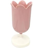 ZhangyiHot Pink Plastic Tulip Pen Holder Cute Pens Cup for Desk Pen Brush Organizer Office Statio...