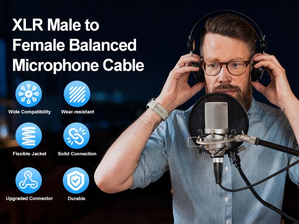 XLR cables, XLR cable, microphone cable, mic cable