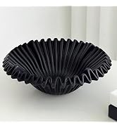 LALASTAR Large Decorative Bowl, Fruit Bowl for Kitchen Counter, Black Bowl Modern Home Decor, Key...