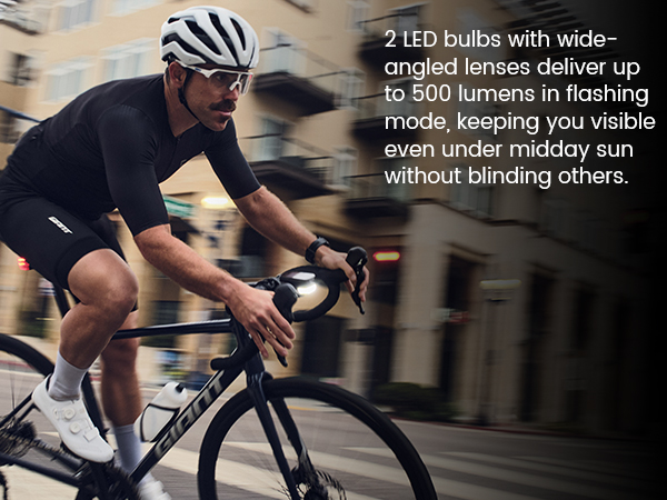 bike light front for daylight riding