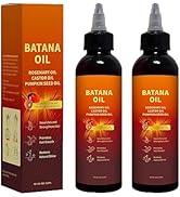 Natural Batana Hair Revival Formul,4-in-1 Liquid Batana Oil,Rosemary Oil for Hair for Men and Wom...