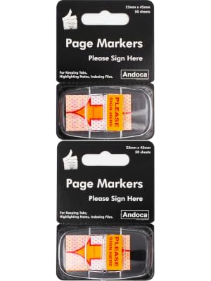 sign here tabs sticky post it wide bright colored sticker