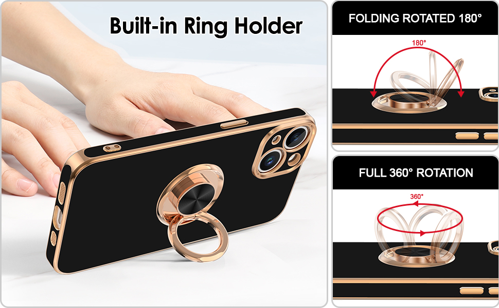 iphone 15 plus case with ring stand