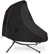 Patio Steel Stand Hammock Chair Cover, 420D Oxford Patio Hanging Chaise Lounge Cover Waterproof P...