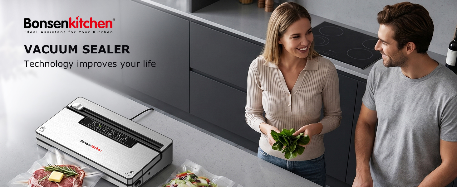 Bonsenkitchen Vacuum Sealer Machine