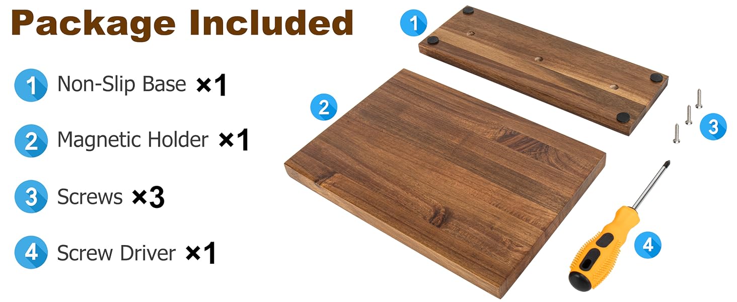double sided magnetic knife holder