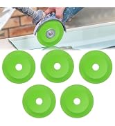 SUNJOYCO 5 PCS Glass Cutting Disc for 4-1/2 Inch Angle Grinder, 4.5 Inch Diamond Saw Blade Wheel,...
