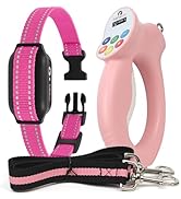 PaiPaitek Shock Collar with Training Leash for Large Dogs, 1600ft Waterproof Electric Collar with...