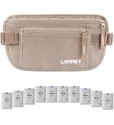 Money Belt for Travel Women and Men Slim Hidden Travel Wallet with RFID Blocking
