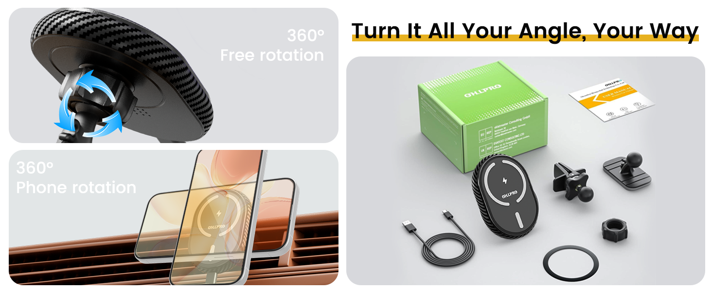 iPhone Magsafe Car Mount Charger