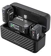 BOYA BOYAMIC 2 Wireless Microphones for iPhone 15-16/Android/PC/Camera, AI Noise Cancellation, 32...