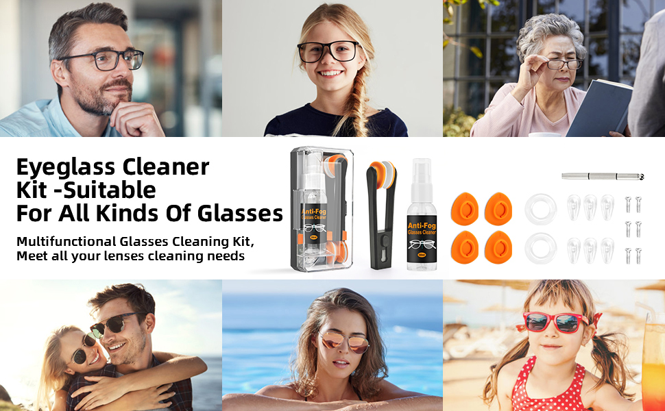 glasses cleaner kit