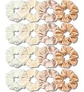 IVARYSS Satin Scrunchies for Women, Soft Than Silk for Hair, Fashion Ties and Bands for Thin | Th...