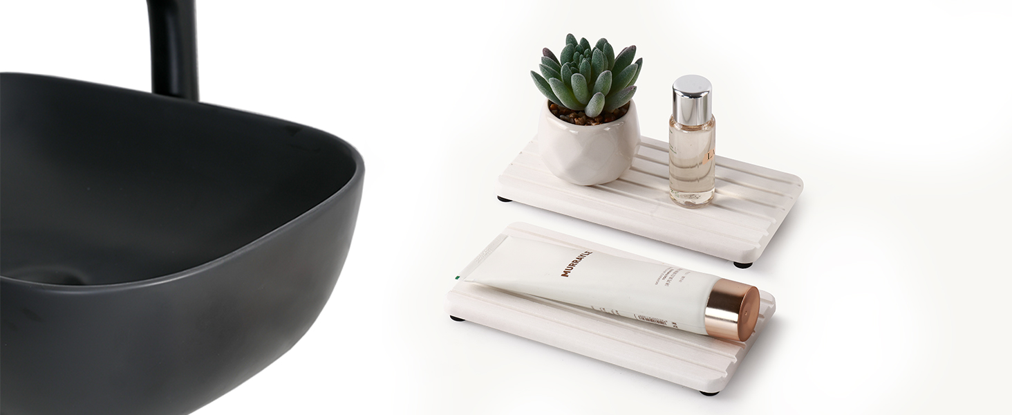 water absorbing stone tray for sink