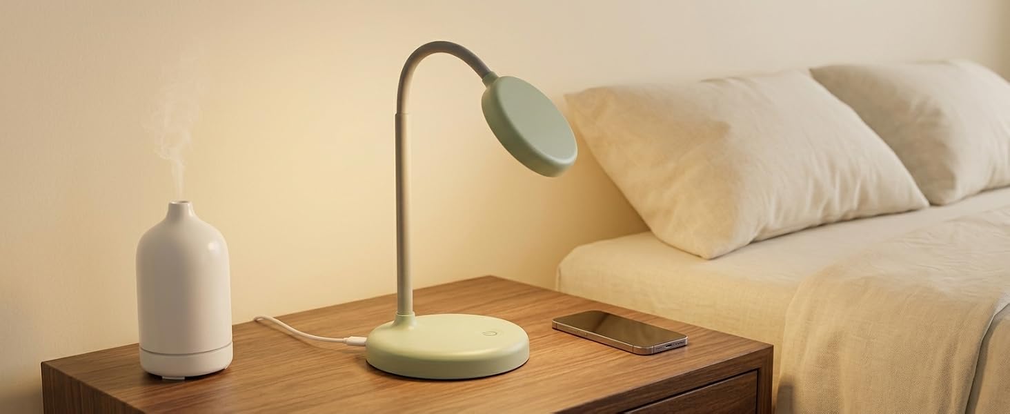 lamp on bedroom