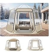 VEVOR Pop up Sports Tent, 8 Sizes Optional Clear Bubble Tent for 1-15 Person, Waterproof Outdoor ...