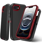 TOPAUX for iPhone 16e Case Heavy Duty Full Body Drop Protection Multi-Layer Impact Resistant Flex...