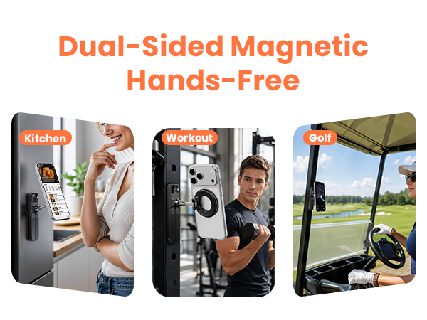 Dual-Sided Magnetic & Hands-Free