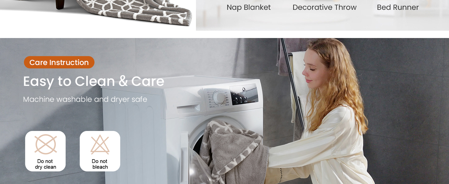 Electric Blanket with Built-in Button Controller 50"x60"