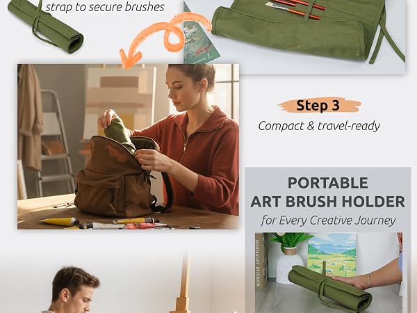 art brush holder